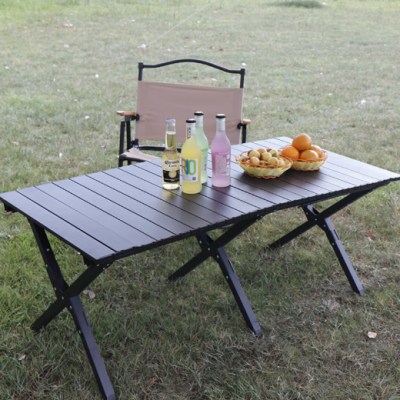 Supply Outdoor folding table camping aluminum alloy table picnic camping table